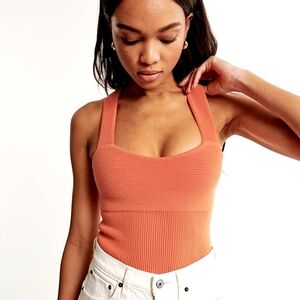 ❣️NWT Abercrombie & Fitch Ottoman Cross Back Tank, Size M